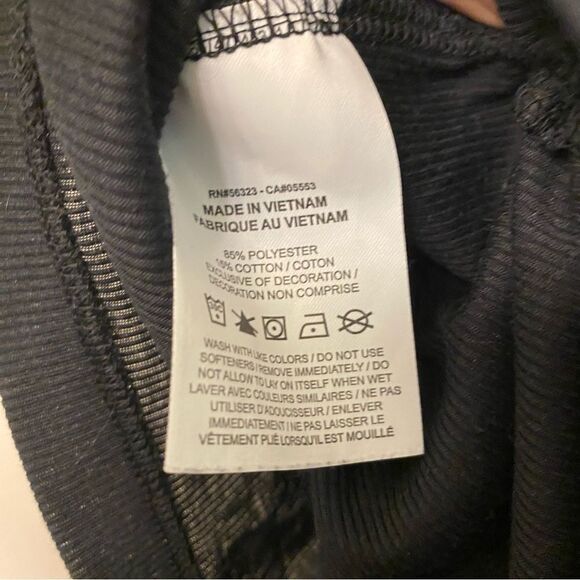 Nik Yoga ribbed Tank Top Dri-Fit Training DD1941 lightweight black womans S - Picture 6 of 6